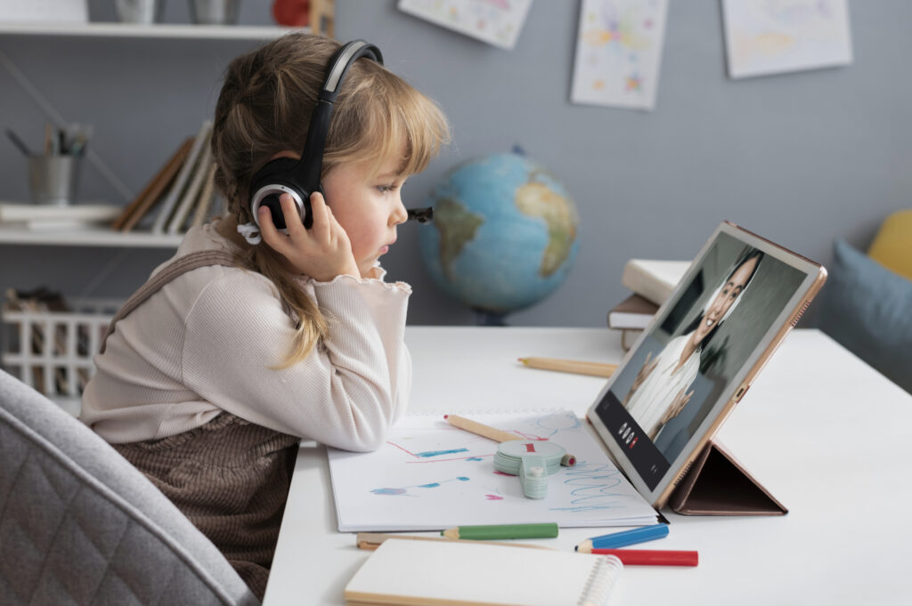 virtual classroom study space